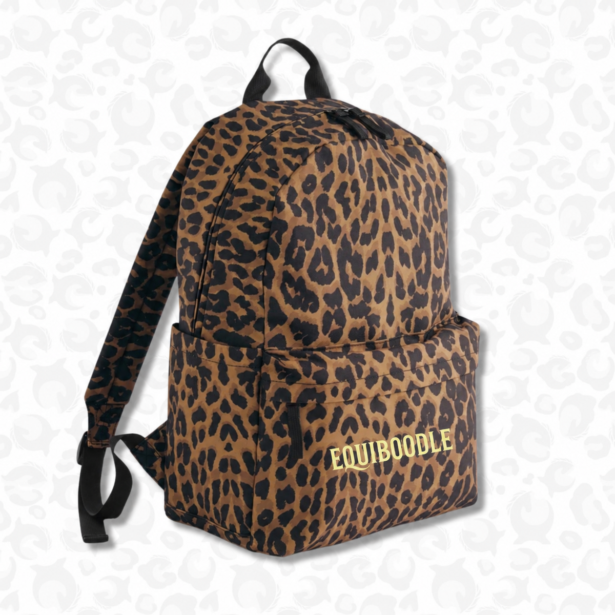 Leopard Backpack – Reflective Gold