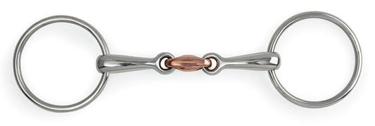 Shires Loose Ring Copper Lozenge Snaffle 6"