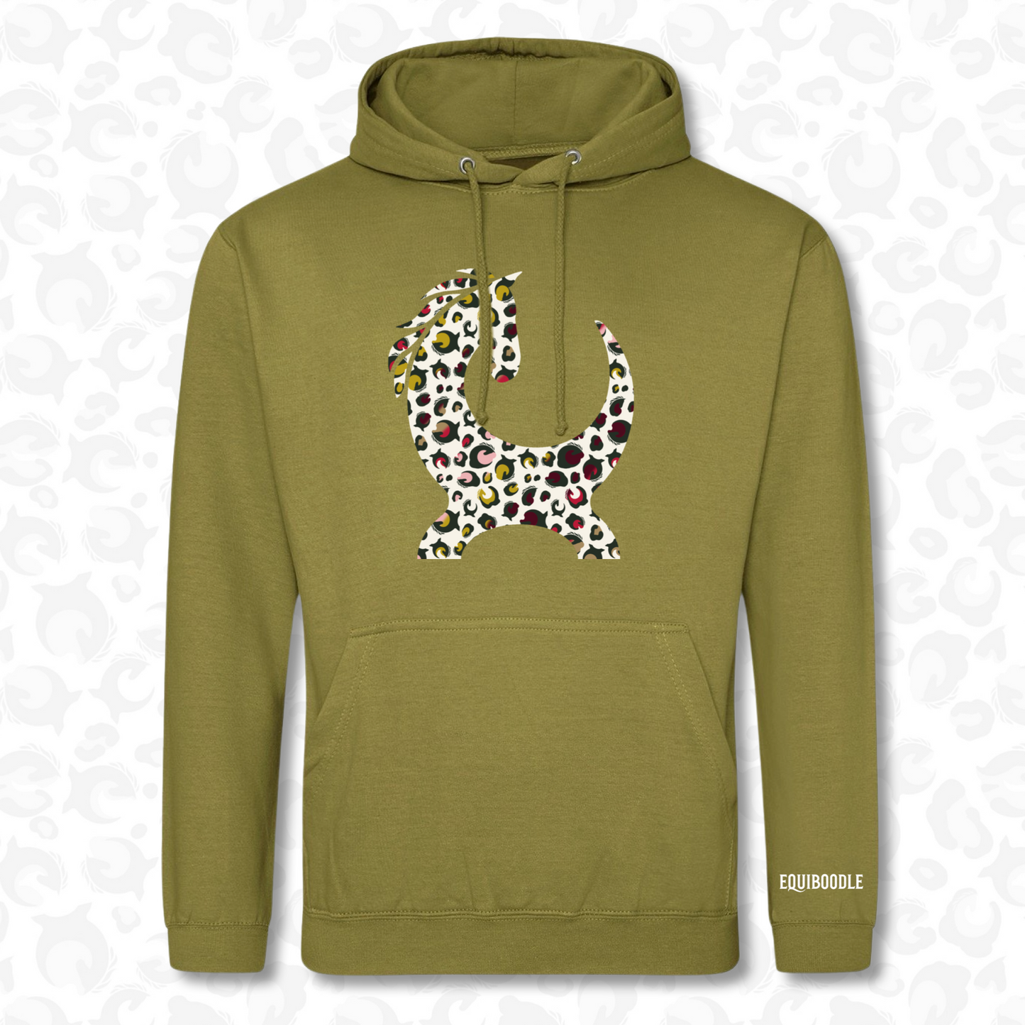 Training Hoodie - Artic Olive / Winter Leopard