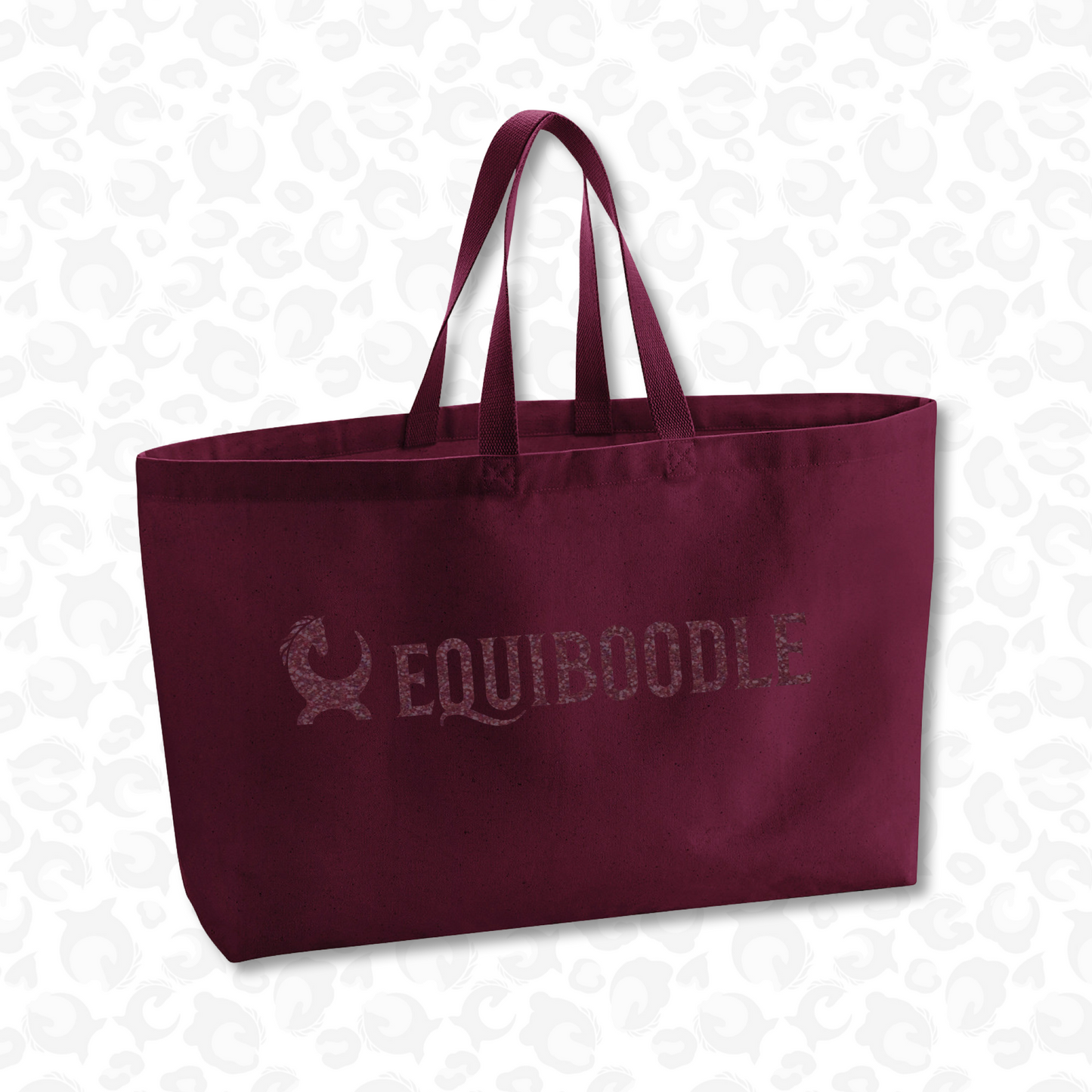 Supersized Tote Bag Navy Sparkle