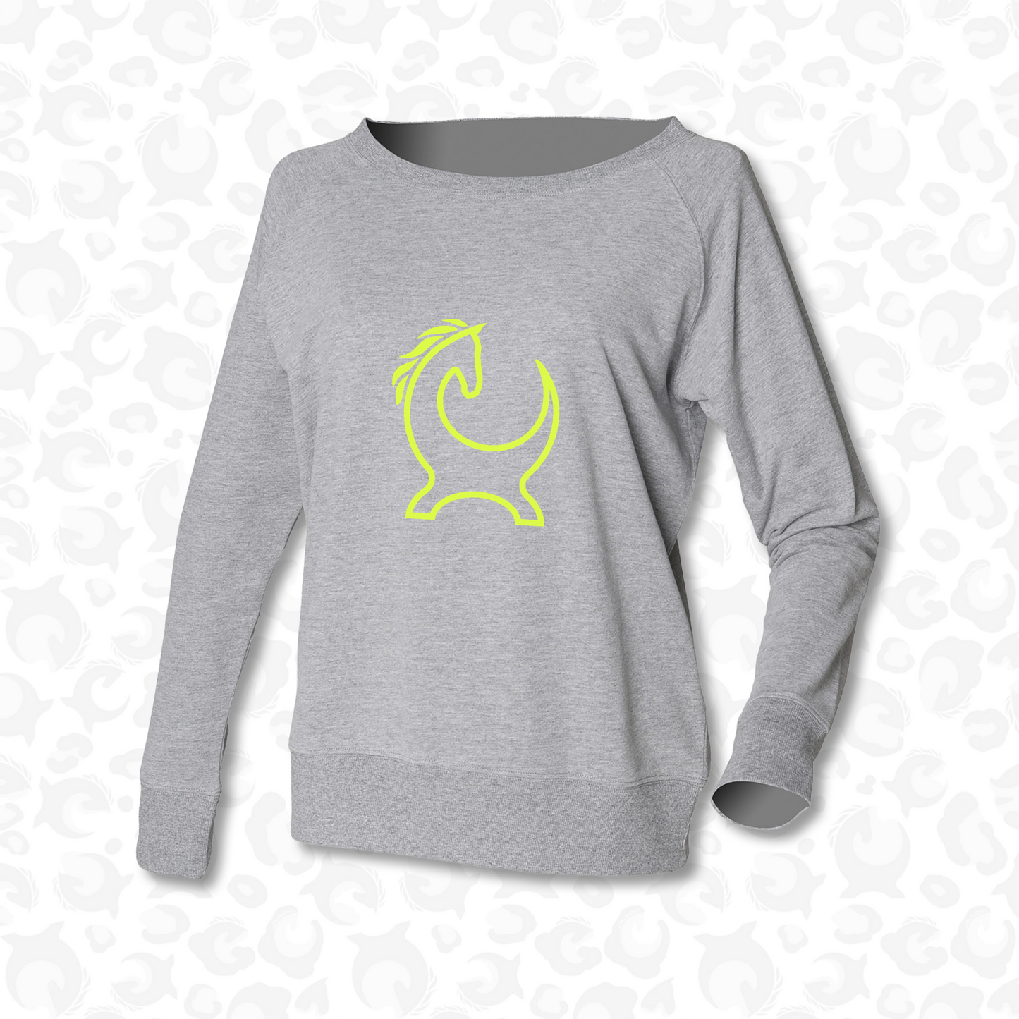 Equiboodle Brightside Slouch Sweatshirt in neon yellow
