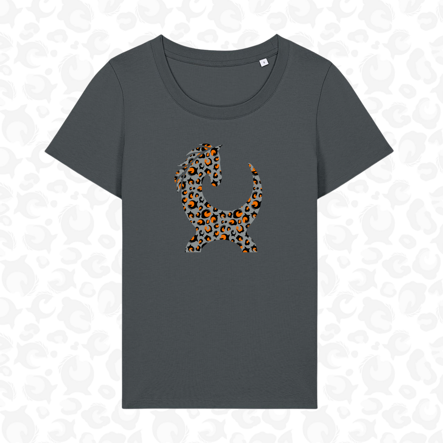 Supastar Tee - Anthracite Leopard 2XL