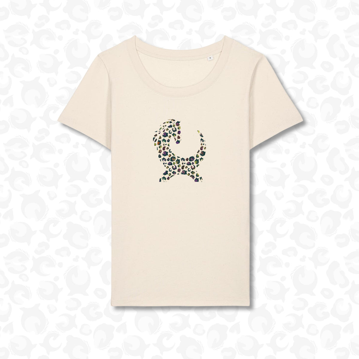 Equiboodle Supastar October Leopard natural tee