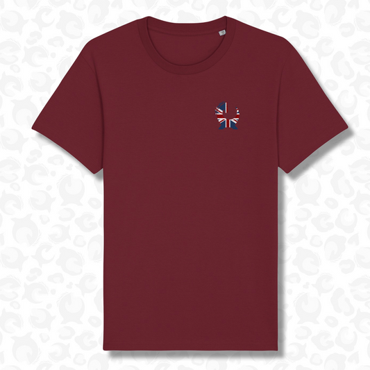 Equiboodle Cam T-Shirt - Burgundy Team EQ