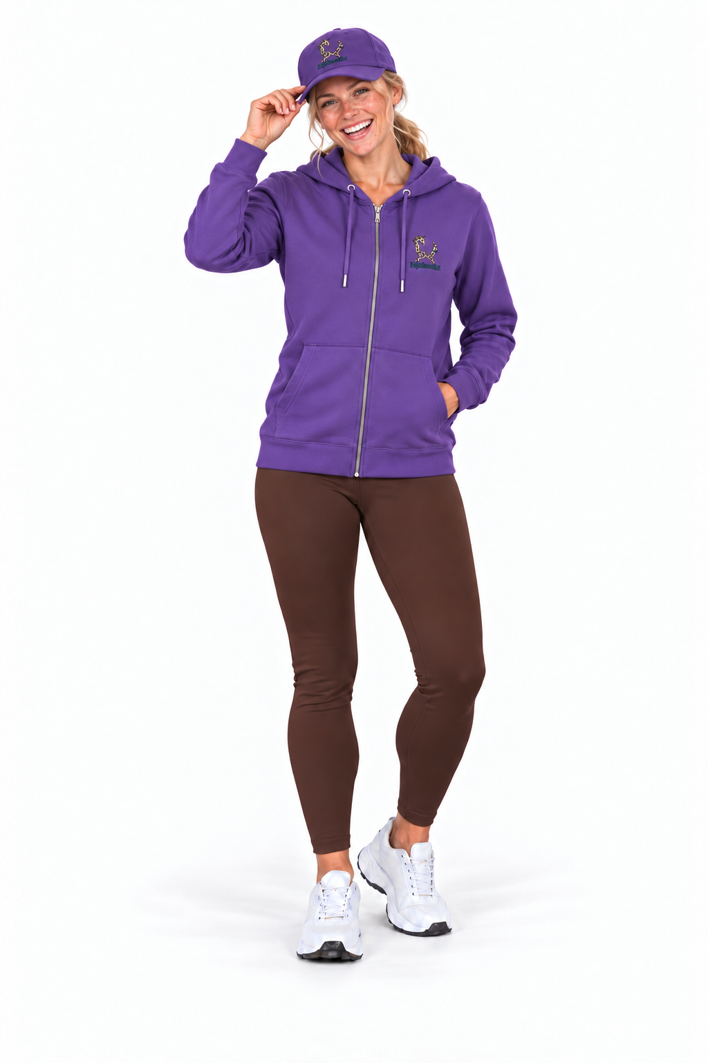 Leopard Baseball Cap – Purple