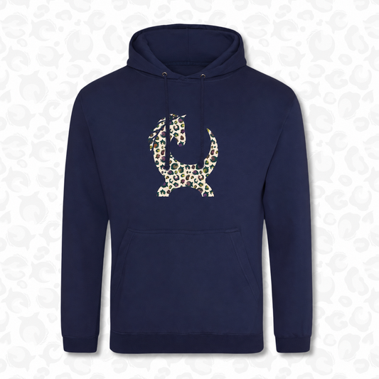 Training Hoodie – Navy Halloween Leopard