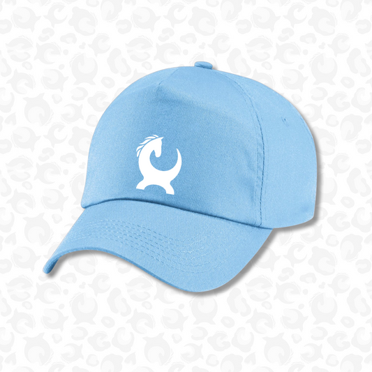 Baseball Cap Light Blue & White