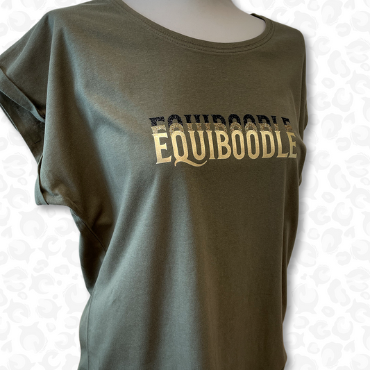 Equiboodle Hotshot T Shirt - Khaki Stratum Medium (12-14)