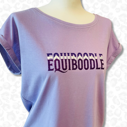 Equiboodle Hotshot T Shirt - Lavender Stratum