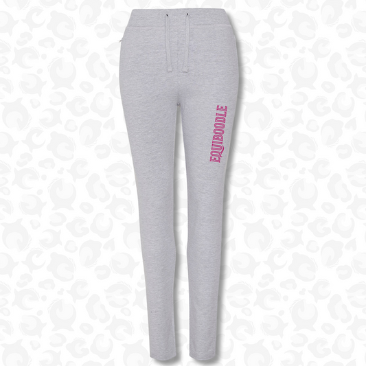 Equiboodle Show Joggers - Grey/Pink XS 6-8