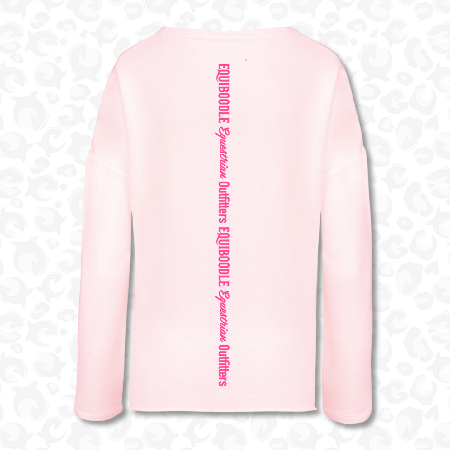 Equiboodle Babs Jumper Pink / Neon Pink Back Design
