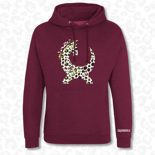 Training Hoodie - Mulled Berry / Winter Leopard