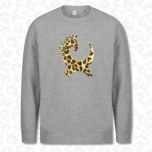 Chillset Jumper - Grey & Leopard