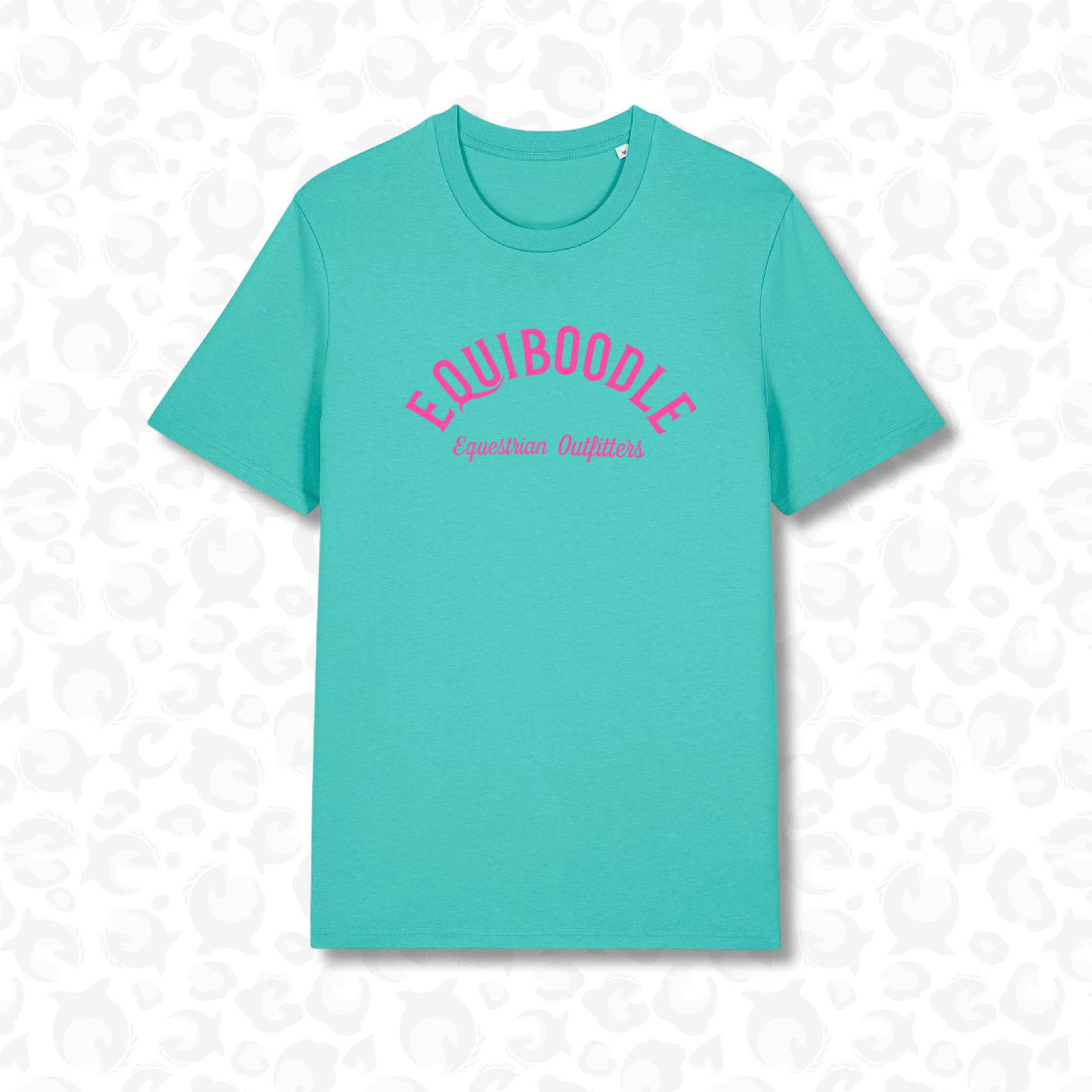 Equiboodle Riley unisex T-shirt in Lagoon