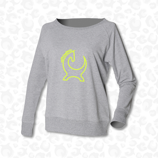 Brightside  Slouch Sweatshirt - Neon Yellow
