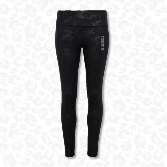 Glowstride Camo Tights - Reflective Silver