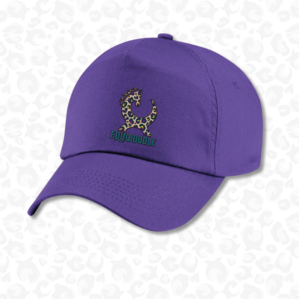 Leopard Baseball Cap – Purple