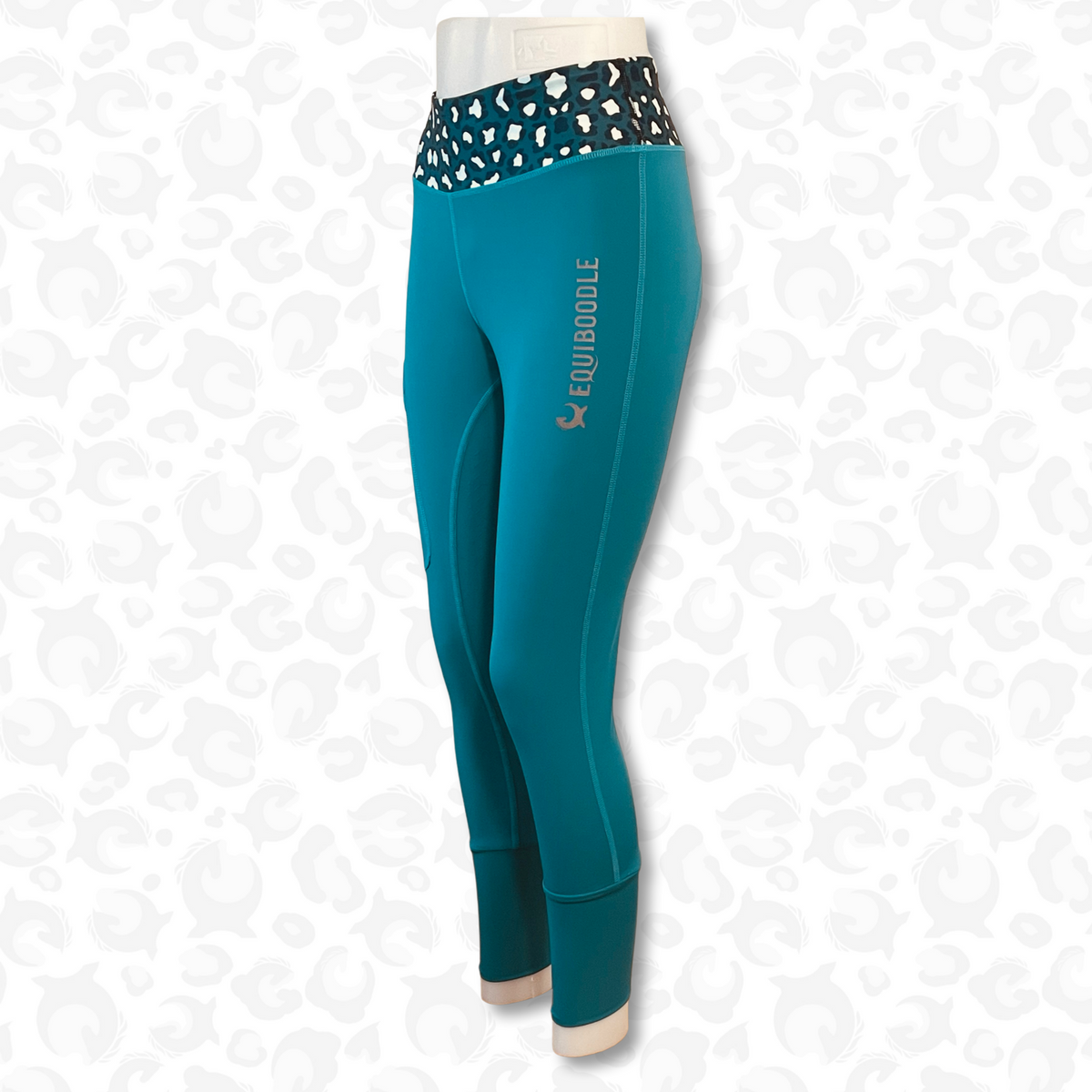Wonder Tights – Teal Leopard | Limited Edition