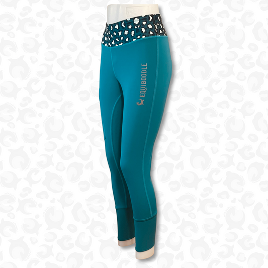 Wonder Tights – Teal Leopard | Limited Edition