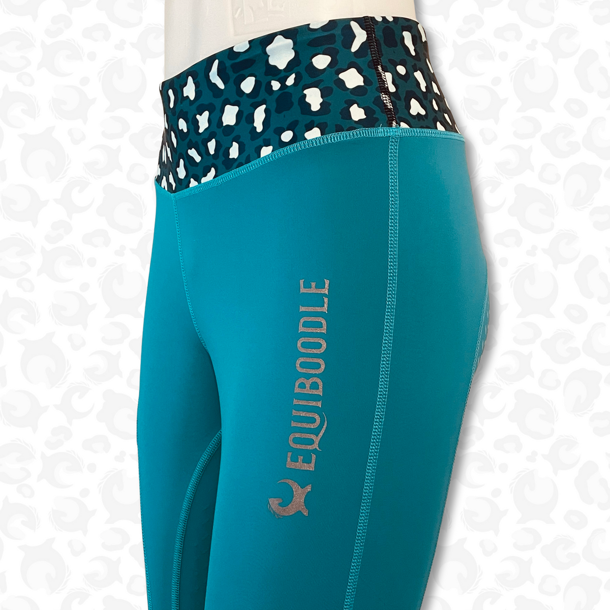 Wonder Tights – Teal Leopard | Limited Edition
