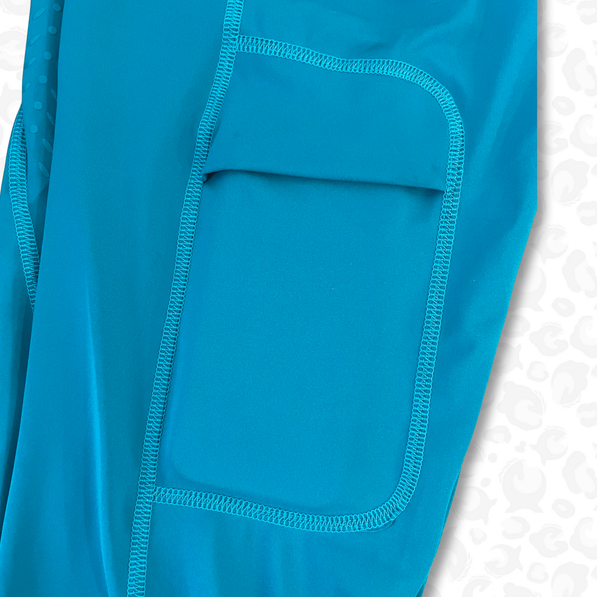 Wonder Tights – Teal Leopard | Limited Edition