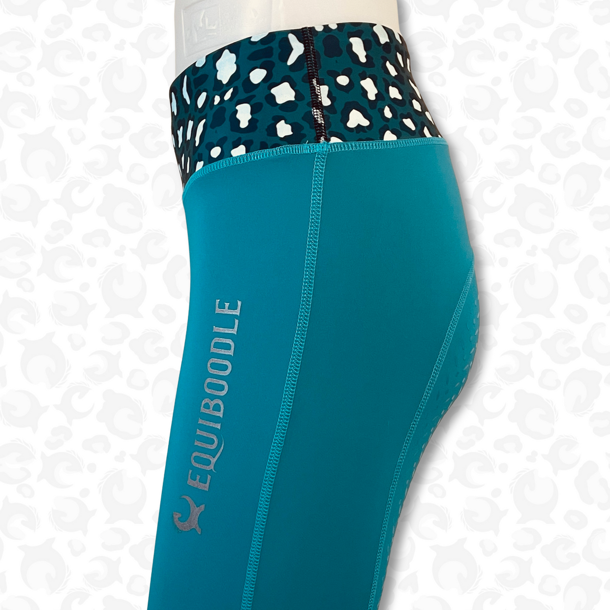Wonder Tights – Teal Leopard | Limited Edition