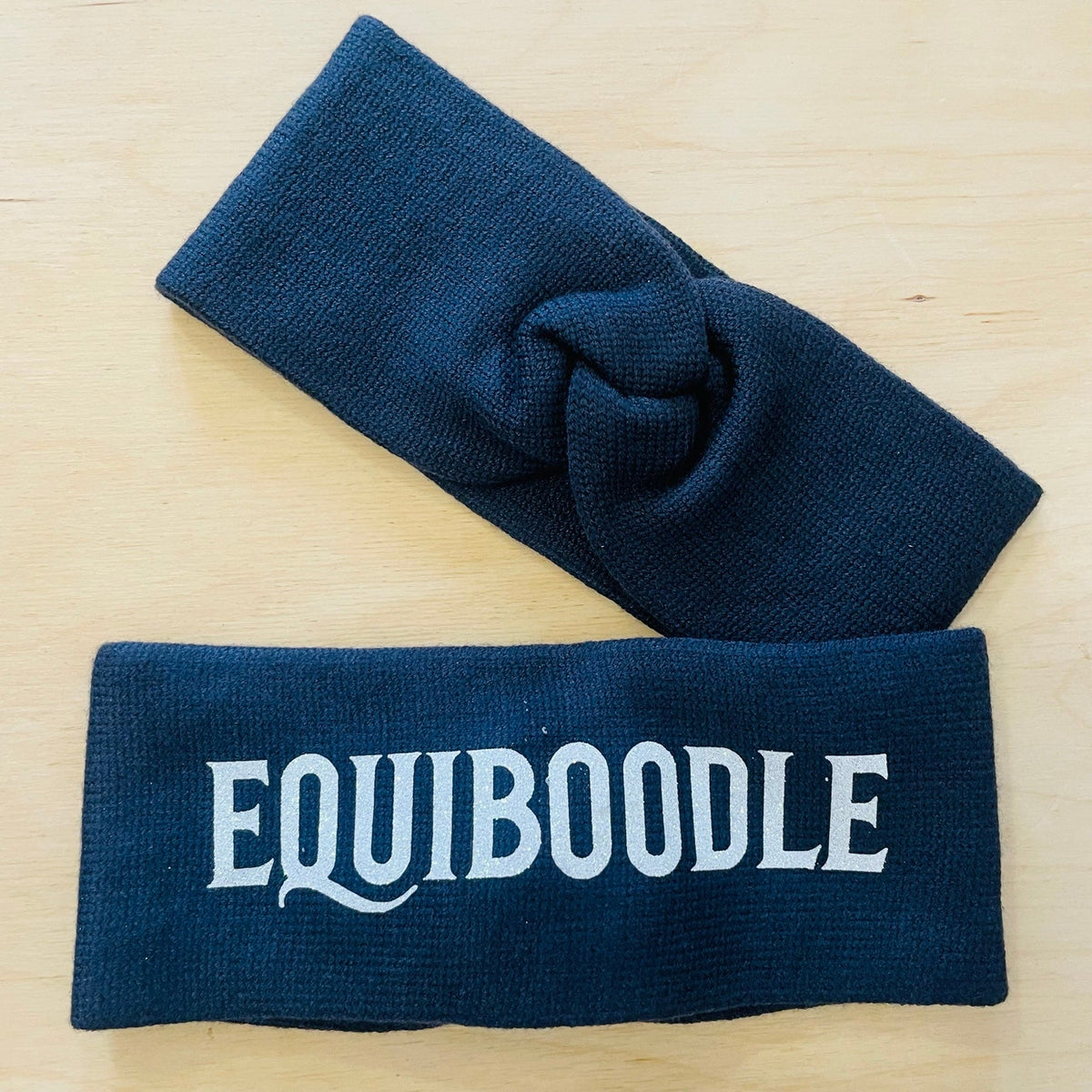 Navy and white sparkle Equiboodle headband