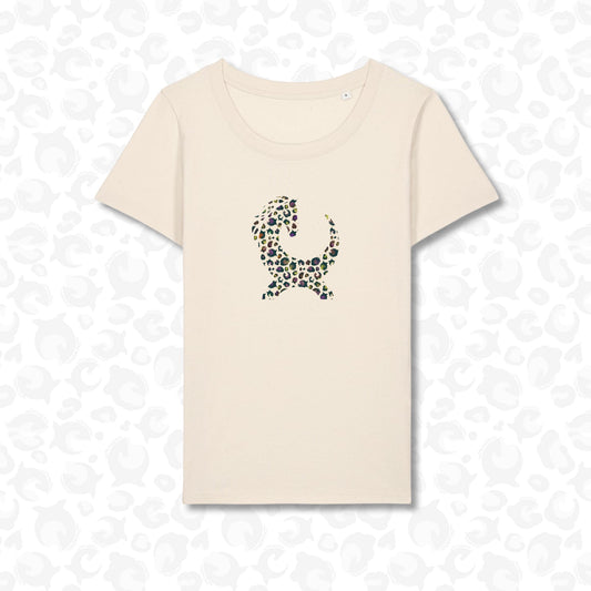 Equiboodle Supastar October Leopard natural tee