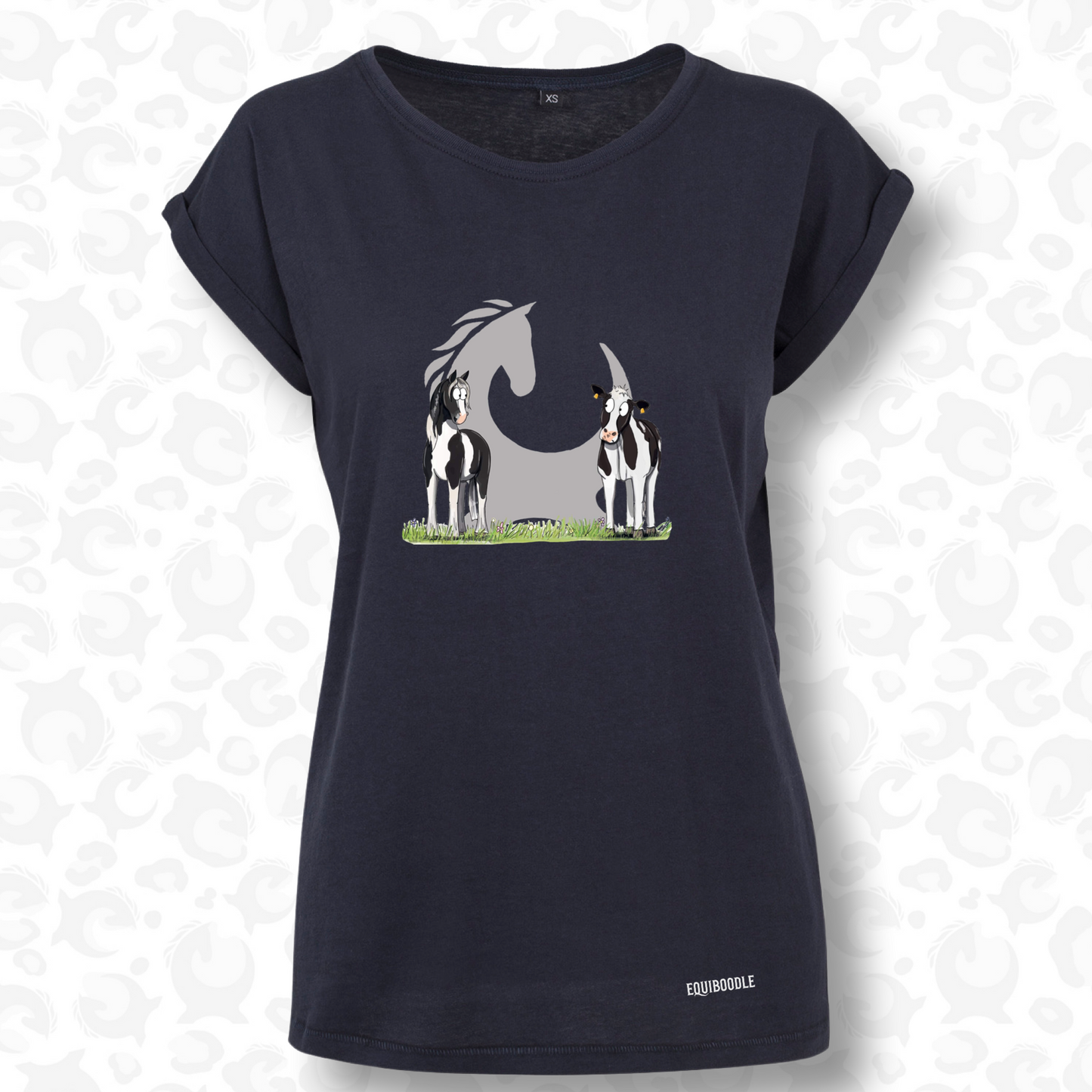 Equiboodle Emily Cole Hotshot T Shirt Cow Pony