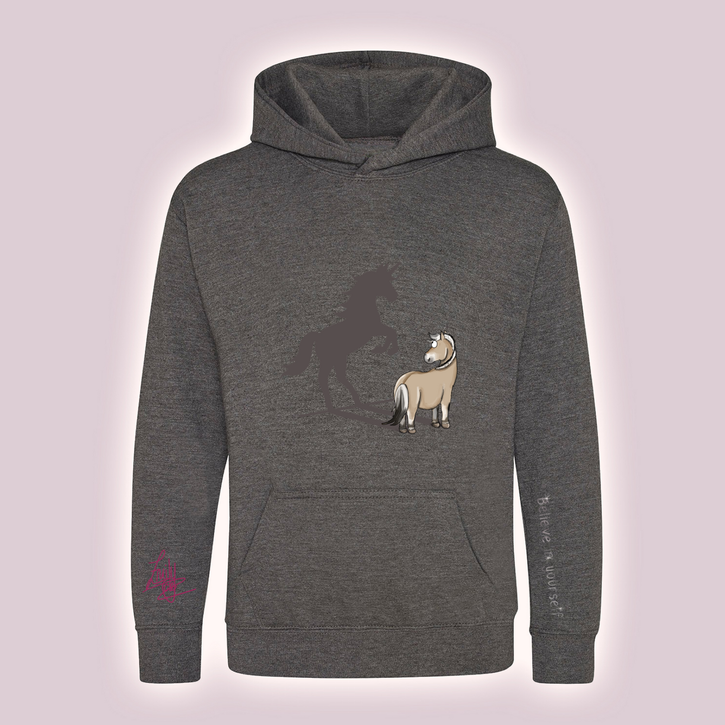 Equiboodle Emily Cole Kids Cub Hoodie -  Fjord Believe In Yourself