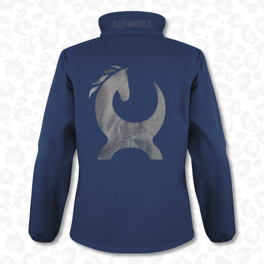 Equiboodle Softshell Jacket - Blue Sparkle SECONDS