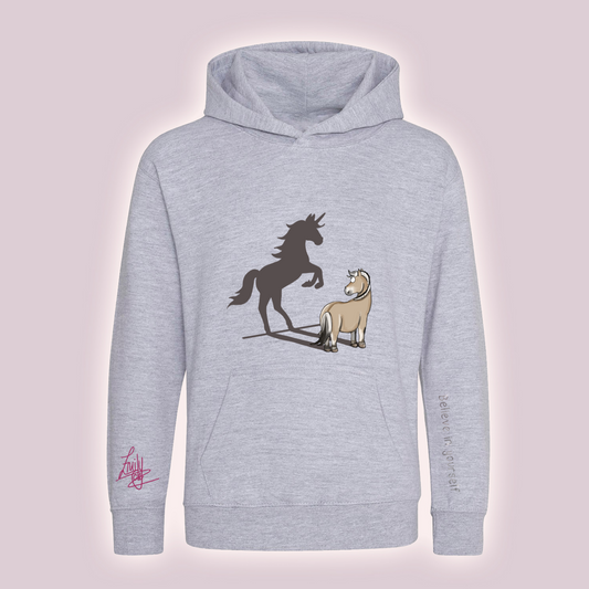 Equiboodle Emily Cole Kids Cub Hoodie -  Fjord Believe In Yourself