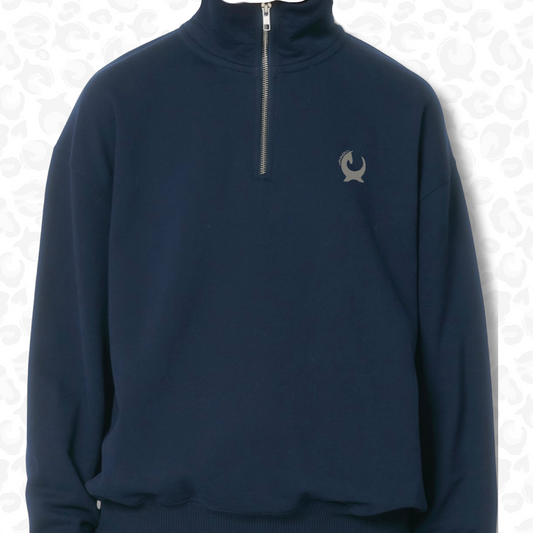 Equiboodle Quest Quarter Zip - Navy 3XL (48/50”)