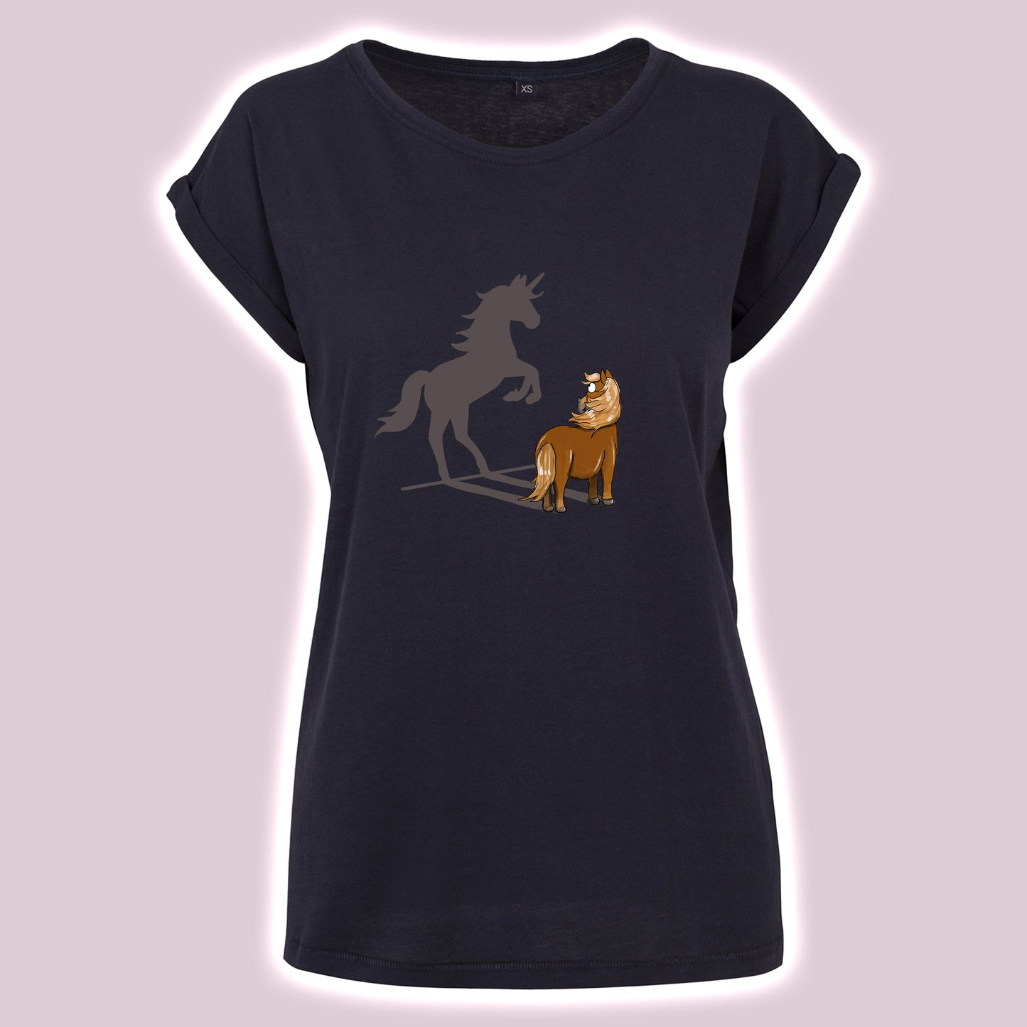 Equiboodle Emily Cole Hotshot T Shirt - Believe In Yourself - Flaxen Chestnut